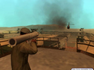 Grand Theft Auto: San Andreas (below average graphics)