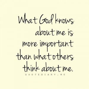 ... like me, I'm not here to make people like me, but to praise God