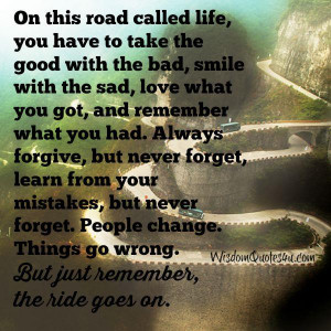 Sometimes things go wrong & people change | Wisdom QuotesWisdom Quotes