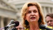 Rep. Carolyn B. Maloney, D-N..Y, speaks at a news conference on ...