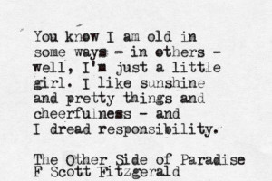 Fitzgerald. I'm nearing obsession.