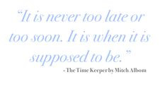The Time Keeper | mitchalbom.com