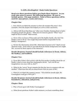 ... to answer the following questions Be sure to include quotes Cite page