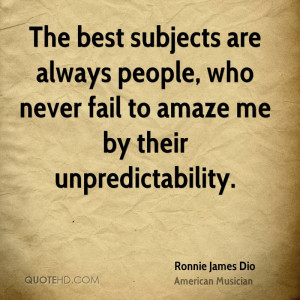 ... always people, who never fail to amaze me by their unpredictability