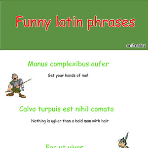 Funny Latin Phrases
