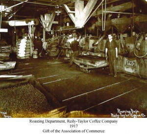... of the Roasting Department of the Reily-Taylor Coffee Company, 1917