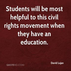 Students will be most helpful to this civil rights movement when they ...