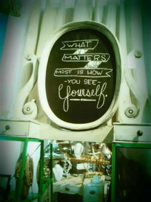 How you see yourself