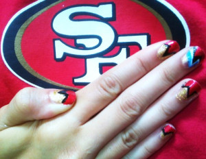 ... ! In preparation for the divisional playoff game! Let’s go 49ers
