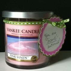 Thank you gift candle idea...'You really Brightened our lives!' More