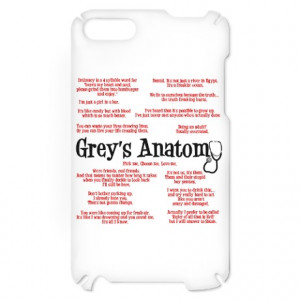 ... gifts anatomy ipod touch cases grey s anatomy quotes ipod touch 2 case