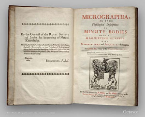 hooke in 1665 robert hooke published a large volume entitled