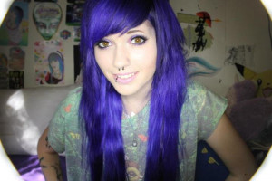 Leda monsterbunny purple hair