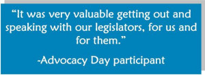 Advocacy day quote