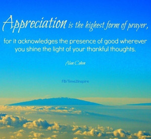 Appreciation, quotes, sayings, meaningful quote