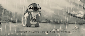 ... Moment when you’re falling apart and nobody Notices ~ Break Up Quote