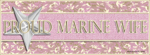 Proud Marine Wife Facebook Cover