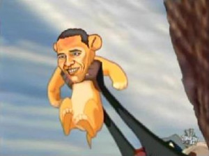 Obama as the Lion King