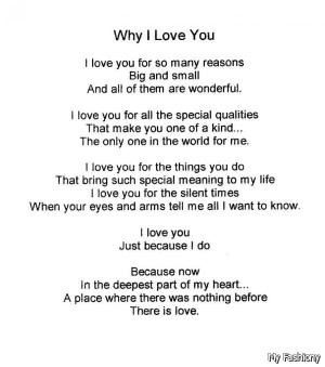 Reasons Why I Love You Quotes 2015-2016