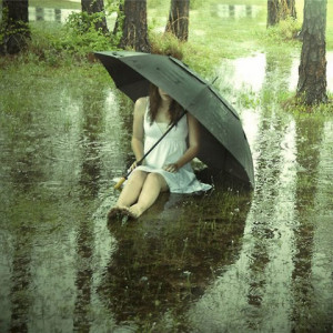 意境图片,雨,雨伞,寂寞