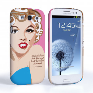 ... Samsung Galaxy S3 Marilyn Monroe ‘Fear is Stupid’ Quote Case
