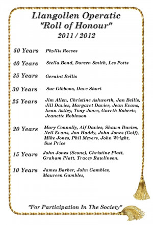 25 Years of Service Quotes http://www.freewebs.com/operatic ...