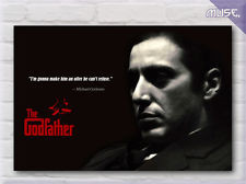 The Godfather ' Al Pacino Quotes Film Movie Canvas Print