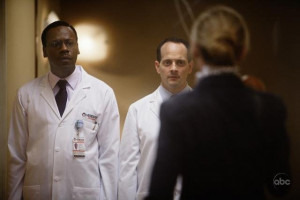 ... de Rossi, Malcolm Barrett and Jonathan Slavin in Better Off Ted (2009