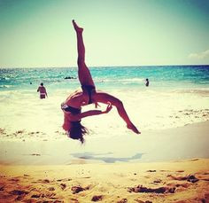 ocean gymnastics d at the beach gymnastics wish tumbling gymnastics ...