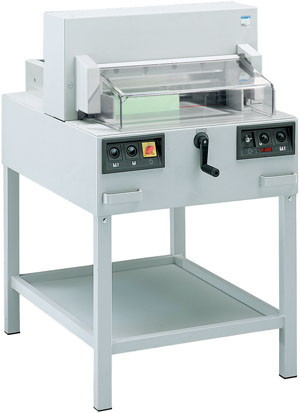 EBA 436 A Electric guillotine with automatic clamp