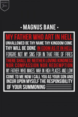 magnus bane's summoning More