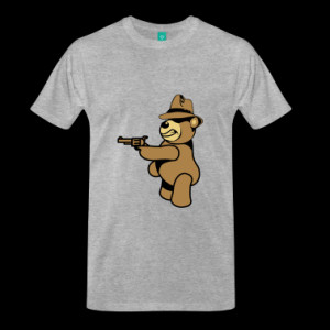 bestselling gifts teddy teddy bear gangster gun hat t shirt