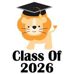 Class of 2026 Grad Lion