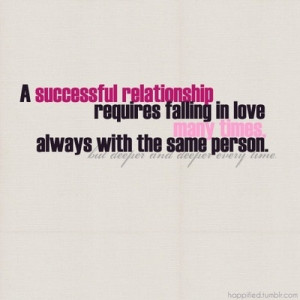 successful relationship.