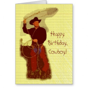 Happy Birthday Cowboy Quot...