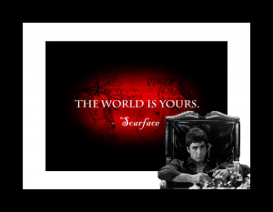 Related Pictures scarface famous movie quotes poster 60x90cm new tony ...