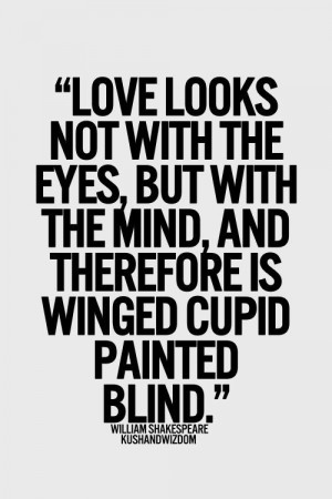 Winged cupid painted blind
