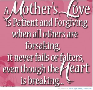 Quotes About Mother's Love - Bing Images
