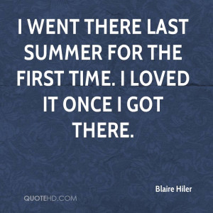 went there last summer for the first time. I loved it once I got ...