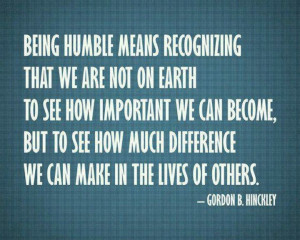 Humility-wow I could use this one!