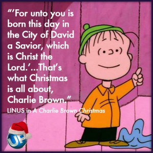 The true meaning of Christmas according to Linus