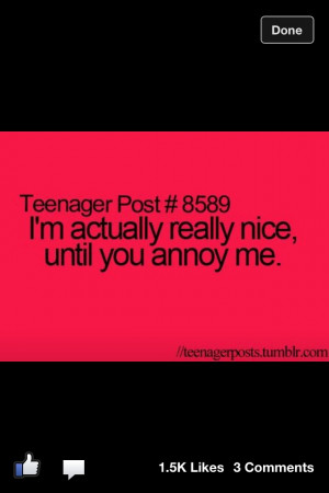 actually really nice until you annoy me.