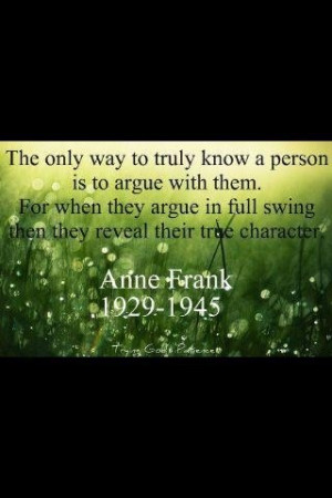 Anne Frank was truly an amazing person