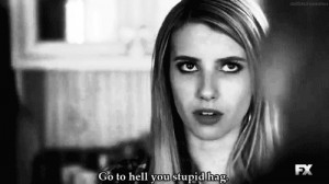 ahs, american horror story, emma roberts, gif, quote, quotes, witch ...