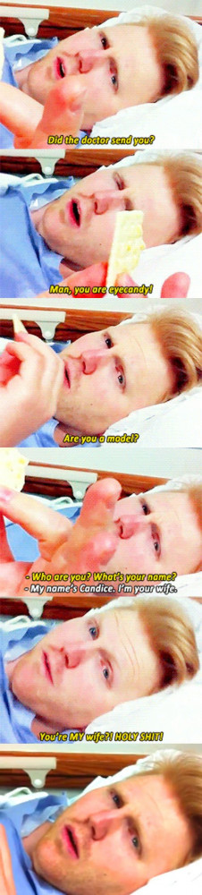 Dude went in for surgery. This happened when he was coming out of it ...