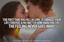 Falling in Love Quotes - The first time you