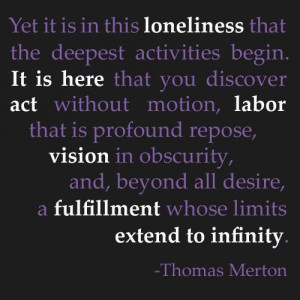 thomas merton infinity quote