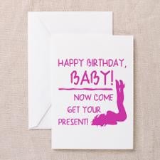 Sexy Birthday Gift For Men Greeting Card for