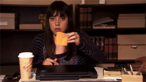 Reaction GIF: help, Aubrey Plaza, Parks and Recreation