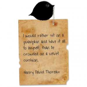 Henry David Thoreau, certainly an introvert quote